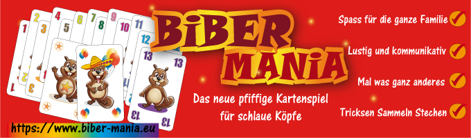 Biber-Mania Kartenspiel